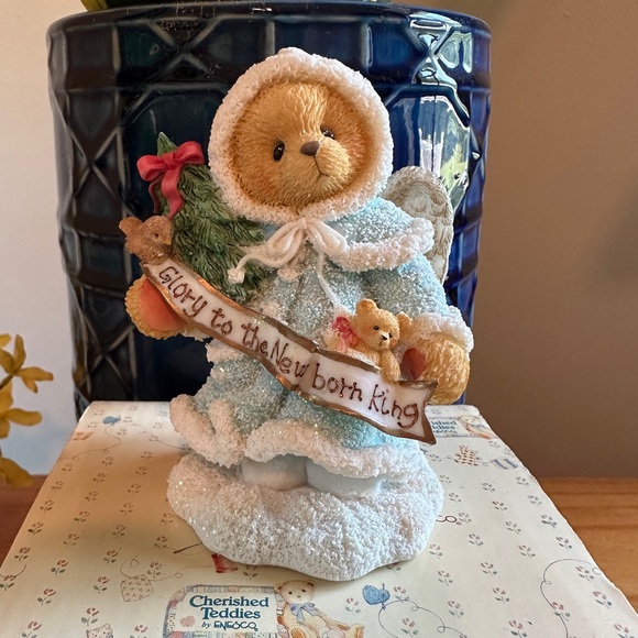 Cherished Teddies Grace “Glory to the Newborn King” Figurine 1996 - Picture 1 of 7